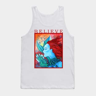 Mermaid Believe Painting Tank Top